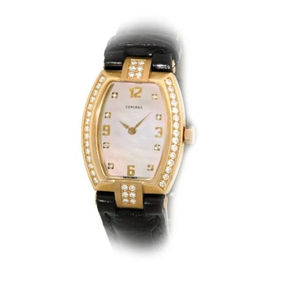 CONCORD 18K ROSE GOLD LA SCALA 54.C1.1433 BOX WARRANTY NEW (1 of 2)