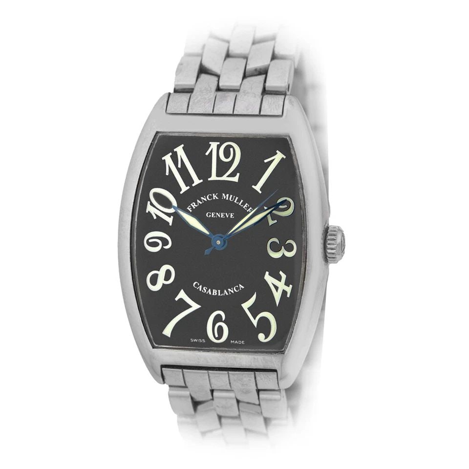 FRANCK MULLER MEDIUM STAINLESS STEEL 31MM CASABLANCA BOX WARRANTY MINTY (1 of 1)
