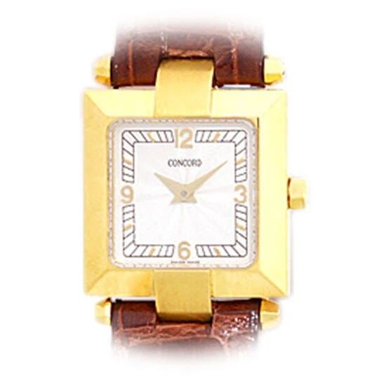 CONCORD 18K YELLOW GOLD 20MM LA SCALA 0308141 BOX WARRANTY NEW (1 of 2)