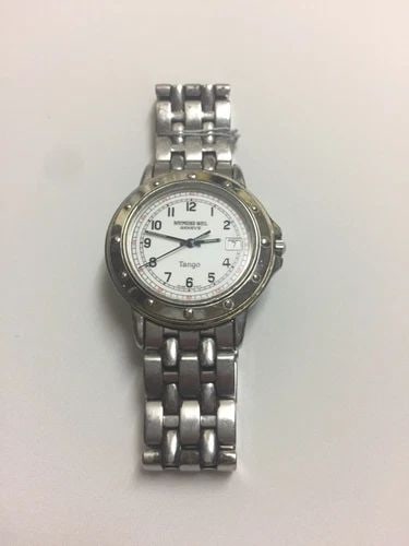 RAYMOND WEIL GENEVE TANGO STAINLESS STEEL MEN'S WATCH 5560 36MM (1 of 2)