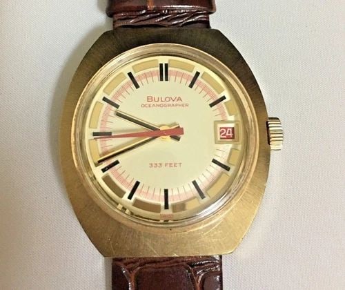 BULOVA OCEANOGRAPHER 333 FEET J218694 34MM (1 of 2)