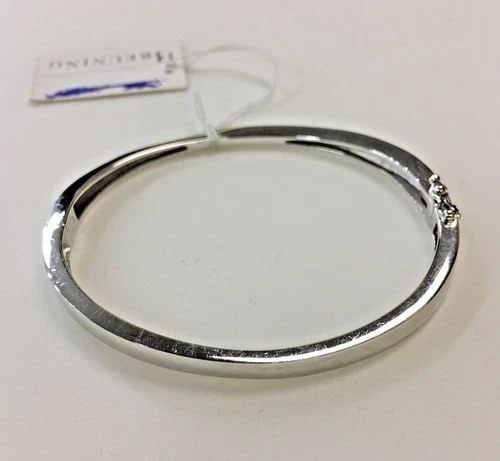 BREUNING TWISTED BANGLE BRACELET IN STERLING SILVER (7.5 INCH) 15 GRAM (1 of 2)