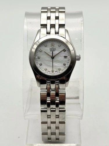LADIES VICTORINOX SWISS ARMY 24849 ALLIANCE MOTHER OF PEARL DIAL WATCH (1 of 2)
