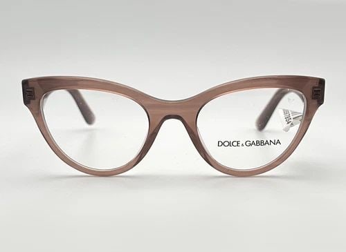 DOLCE & GABBANA PINK TRANSPARENT SEEING GLASSES DG3372 3411 DISPLAY MODEL (1 of 2)