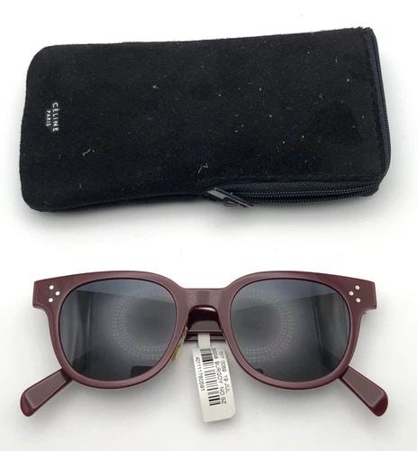 CÉLINE CL41459 WOMEN'S RED PLASTIC SUNGLASSES ( RETAIL FOR $455.00 ) (1 of 2)
