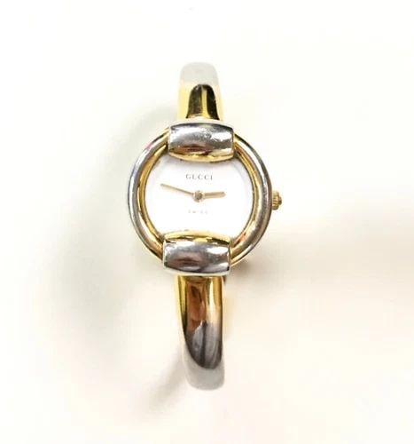 GUCCI 1400L GOLD PLATED WATCH 25MM (1 of 2)