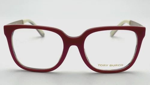 TORY BURCH TY2125U EYEGLASSES RED / WHITE WITH METAL HINGES ( DISPLAY MODEL ) (1 of 2)