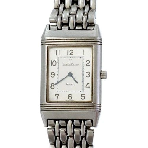 JAEGER LE COULTRE REVERSO STAINLESS STEEL QUARTZ MEN'S WATCH LIQUIDATION (1 of 2)