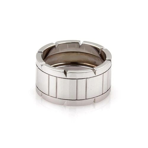 CARTIER TANK FRANCAISE 18K WGOLD 11MM RING SIZE EU 52- US 6 CERT LIQUIDATION: CARTIER TANK FRANCAISE 18K WGOLD 11MM RING SIZE EU 52- US 6 CERT Cartier Tank Francaise 18k WGold 11mm Ring Size EU 52- US 6 Cert Description This authentic Cartier band is from the Tank Francaise col