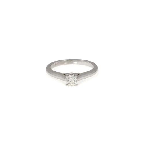CARTIER 0.23CT F VS1 SOLITAIRE DIAMOND PLATINUM RING CERT & GIA LIQUIDATION (1 of 2)