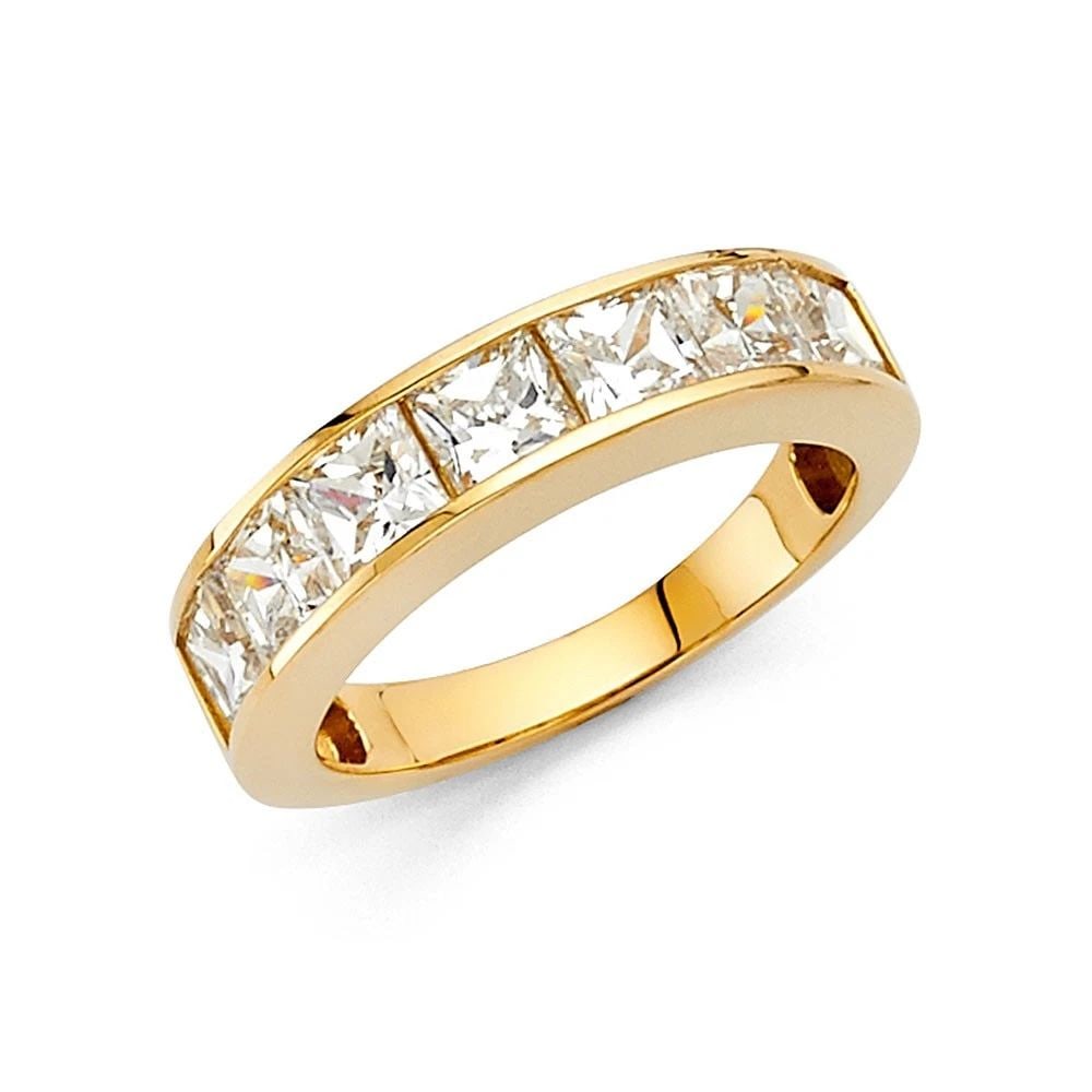 NEW 14K YELLOW GOLD LADIES WEDDING BAND: NEW 14K YELLOW GOLD LADIES WEDDING BAND LADIES WEDDING BAND NEW 14K YELLOW GOLD WIDTH : 4.5 mm WEIGHT : 4.2g