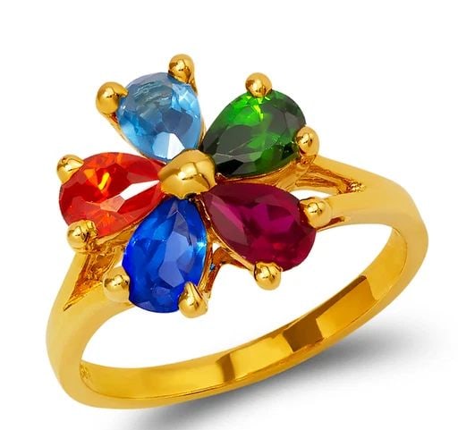 NEW 14K YELLOW GOLD MOTHER'S RING (1 of 2)