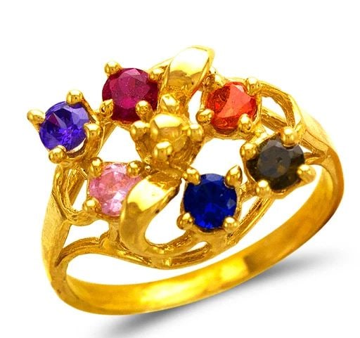NEW 14K YELLOW GOLD MOTHER'S RING (1 of 2)