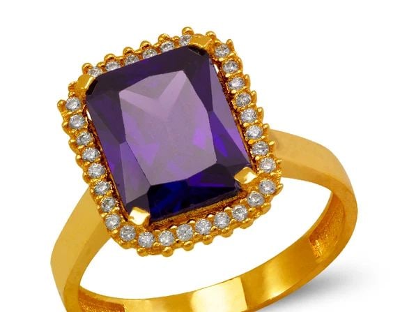 NEW 14K YELLOW GOLD LADIES RING (1 of 2)