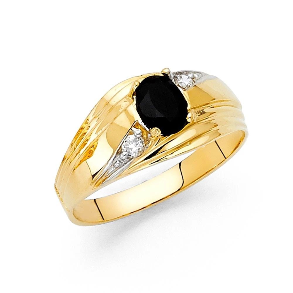 NEW 14K YELLOW GOLD MEN'S RING - SIZE 10: NEW 14K YELLOW GOLD MEN'S RING MEN'S RING NEW 14K YELLOW GOLD WIDTH : 10 mm WEIGHT : 3.7g