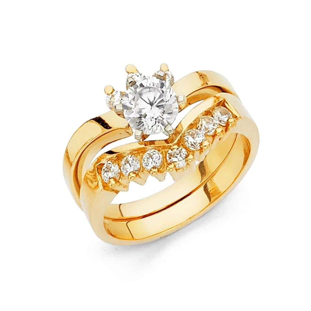 NEW 14K YELLOW GOLD DUO SET (1 of 2)