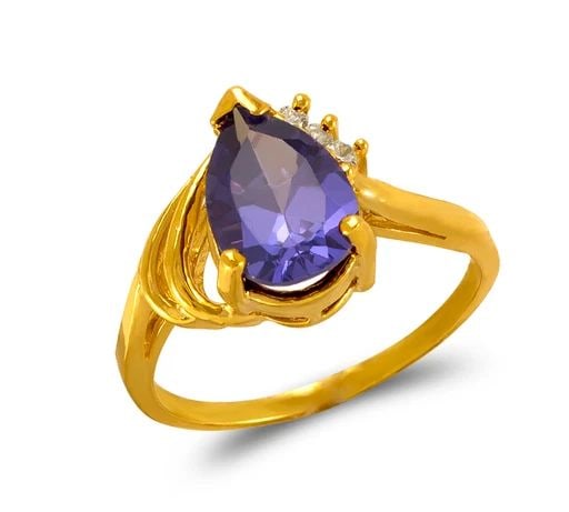 NEW 14K YELLOW GOLD LADIES MYSTIC RING (1 of 2)