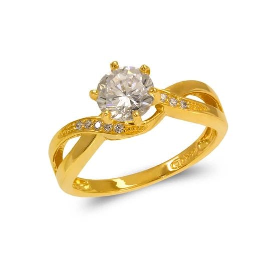 NEW 14K YELLOW GOLD LADIES FANCY SOLITAIRE RING: NEW 14K YELLOW GOLD LADIES FANCY SOLITAIRE RING LADIES FANCY SOLITAIRE RING NEW 14K YELLOW GOLD Apx. SIZE: 6mm Apx. WEIGHT: 3.4g