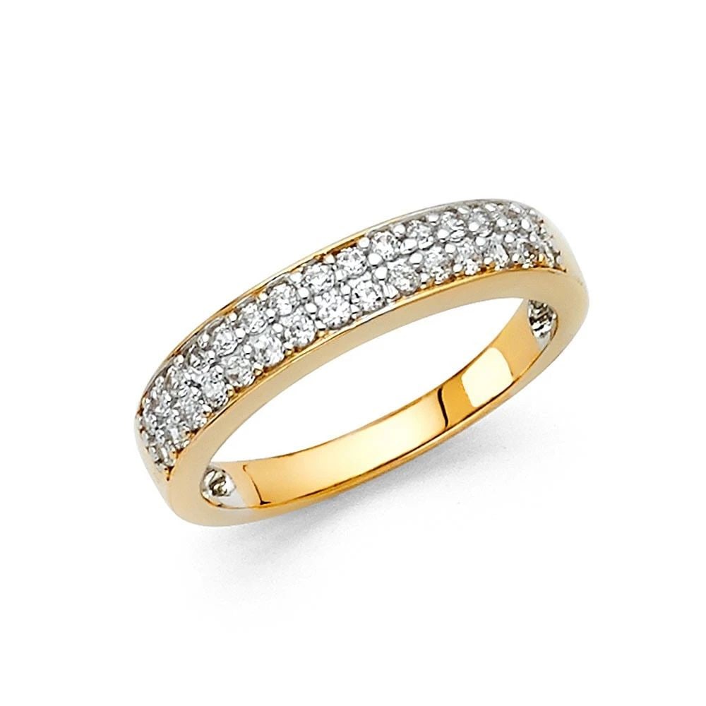 NEW 14K YELLOW GOLD WEDDING BAND - SIZE 7: NEW 14K YELLOW GOLD WEDDING BAND WEDDING BAND NEW 14K YELLOW GOLD WIDTH: 3.5 mm Apx. WEIGHT: 3.3g
