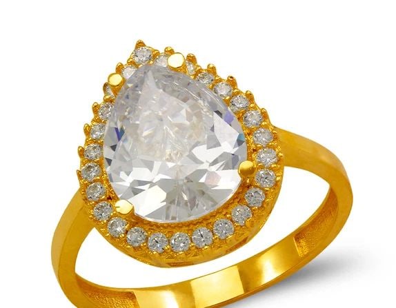 NEW 14K YELLOW GOLD LADIES RING (1 of 2)