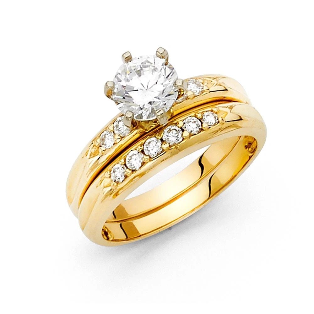 NEW 14K YELLOW GOLD ENGAGEMENT RING - SIZE 7: NEW 14K YELLOW GOLD ENGAGEMENT RING ENGAGEMENT RING NEW 14K YELLOW GOLD WIDTH: 3 mm Apx. WEIGHT: 2.93 g