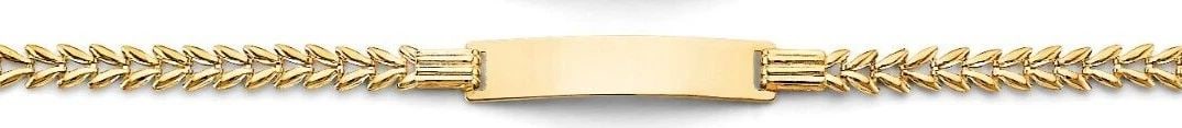 NEW 14K YELLOW GOLD BABY ID BRACELET (1 of 2)