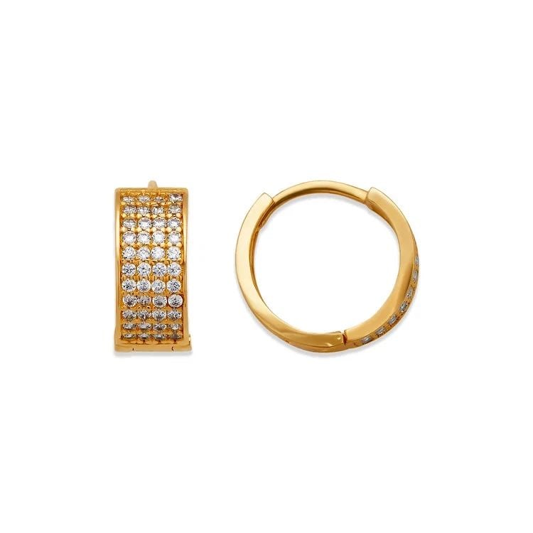 NEW 14K YELLOW GOLD HUGGIE EARRINGS: NEW 14K YELLOW GOLD HUGGIE EARRINGS HUGGIE EARRINGS NEW 14K YELLOW GOLD Width: Approx. 5.5x14mm Apx WEIGHT: 2.9g