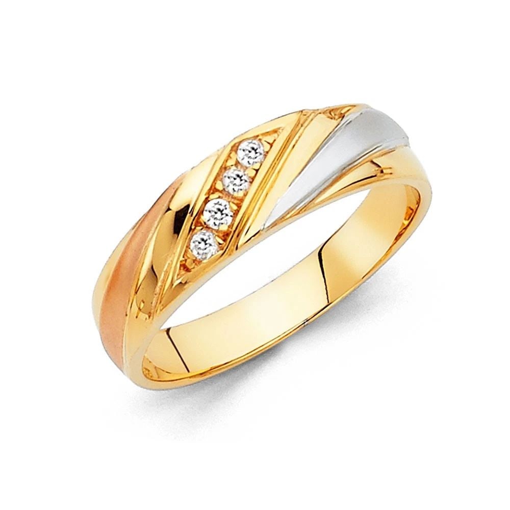 NEW 14K LADIES ENGAGEMENT RING - SIZE 7 (1 of 2)