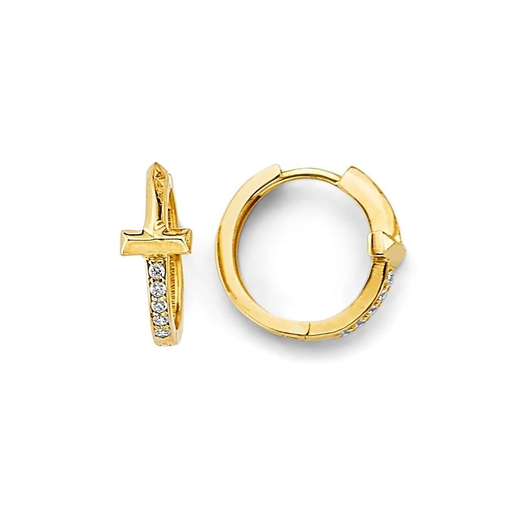 NEW 14K YELLOW GOLD HUGGIES EARRINGS: NEW 14K YELLOW GOLD HUGGIES EARRINGS HUGGIES EARRINGS NEW 14K YELLOW GOLD HEIGHT - 15 mm WIDTH - 15 mm Apx WEIGHT - 2.1 g