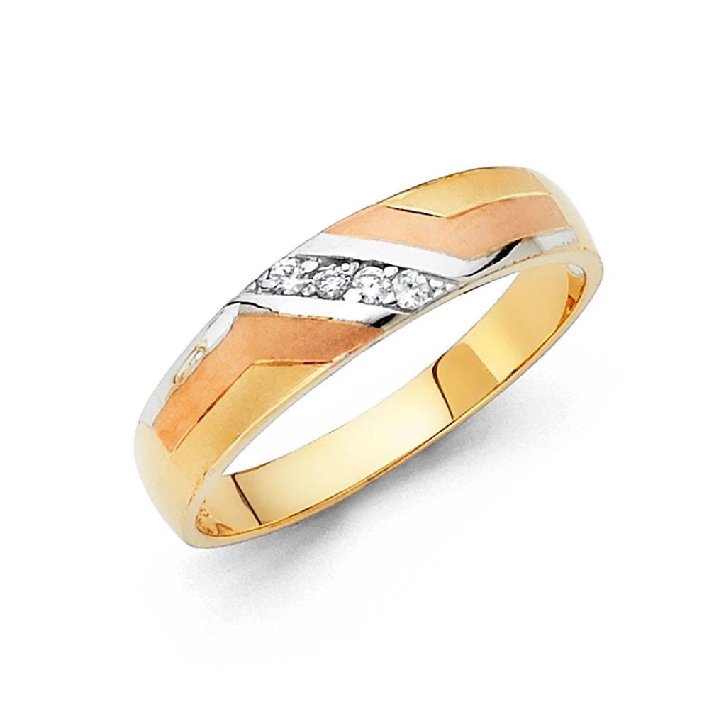NEW 14K MEN'S WEDDING BAND SIZE 10: NEW 14K MEN'S WEDDING BAND NEW 14K MEN'S WEDDING BAND NEW 14K MEN'S WEDDING BAND (RG795) WIDTH: 5 mm Apx. WEIGHT: 2.8g
