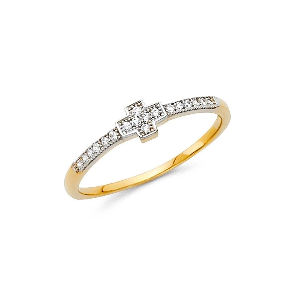 NEW 14K TWO TONE GOLD HEART RING: NEW 14K TWO TONE GOLD HEART RING HEART RING NEW 14K TWO TONE GOLD WIDTH: 8 mm Apx. WEIGHT: 2.8g