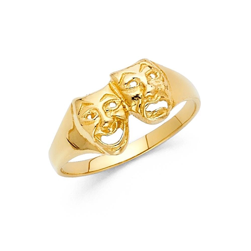 NEW 14K YELLOW GOLD FANCY RING - SIZE 7: NEW 14K YELLOW GOLD FANCY RING FANCY RING NEW 14K YELLOW GOLD WIDTH : 10 mm WEIGHT : 2.8g
