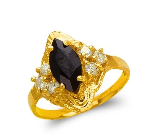NEW 14K YELLOW GOLD LADIES ONYX RING: NEW 14K YELLOW GOLD LADIES ONYX RING LADIES ONYX RING NEW 14K YELLOW GOLD SIZE Apx: 16mm Apx WEIGHT: 2.8g