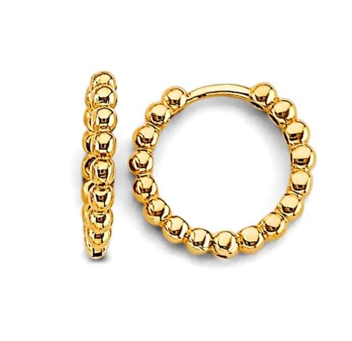 NEW 14K YELLOW GOLD HUGGIES EARRINGS: NEW 14K YELLOW GOLD HUGGIES EARRINGS HUGGIES EARRINGS NEW 14K YELLOW GOLD HEIGHT - 15 mm WIDTH - 15 mm Apx WEIGHT - 2.1 g