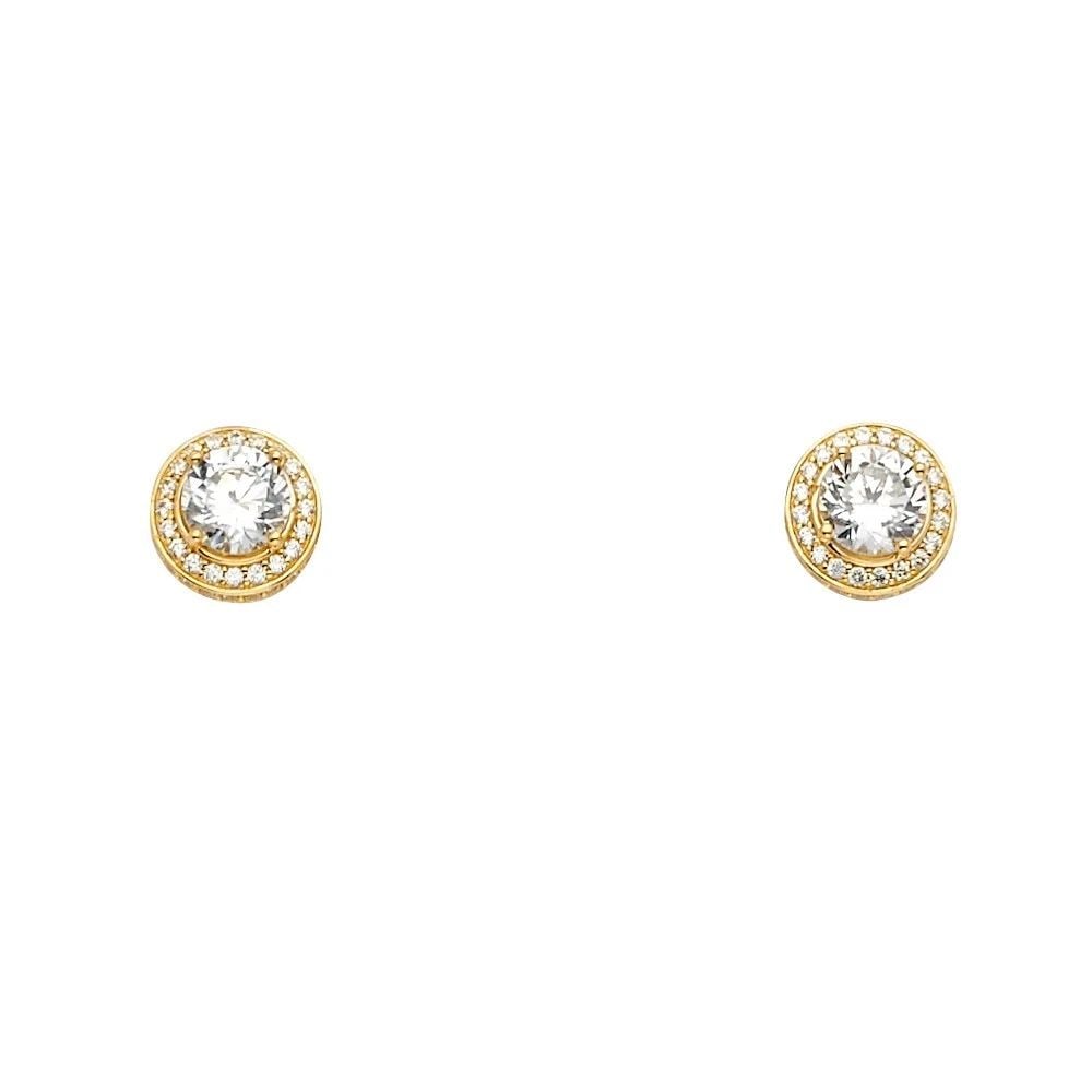 NEW 14K YELLOW GOLD EARRINGS/SET (1 of 2)