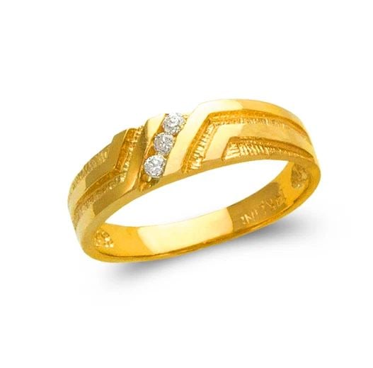 NEW 14K YELLOW GOLD LADIES COUPLE RING (1 of 2)