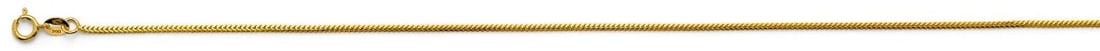 NEW 14K YELLOW GOLD 1.2MM FLAT FRANCO CHAIN (1 of 2)