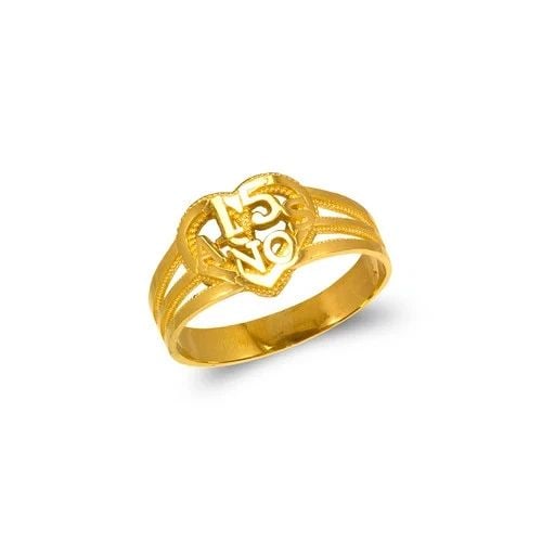 NEW 14K YELLOW GOLD LADIES 15 ANOS FILIGREE RING: NEW 14K YELLOW GOLD LADIES 15 ANOS FILIGREE RING LADIES 15 ANOS FILIGREE RING NEW 14K YELLOW GOLD Apx. SIZE: 11mm Apx. WEIGHT: 2.6g