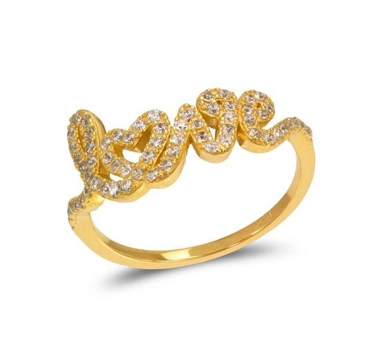 NEW 14K YELLOW GOLD LADIES FANCY LOVE RING: NEW 14K YELLOW GOLD LADIES FANCY LOVE RINGLADIES FANCY LOVE RINGNEW 14KYELLOW GOLDApx. SIZE: 10mmApx. WEIGHT: 2.5g