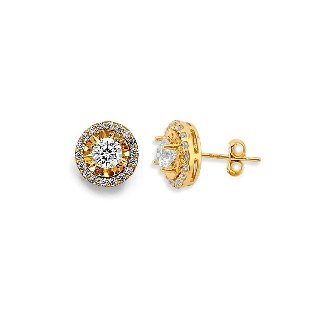NEW 14K YELLOW GOLD EARRINGS/SET: NEW 14K YELLOW GOLD EARRINGS/SETEARRINGS/SETNEW 14K YELLOW GOLDHEIGHT - 8 mmWIDTH - 8 mmApx WEIGHT - 1.8 g