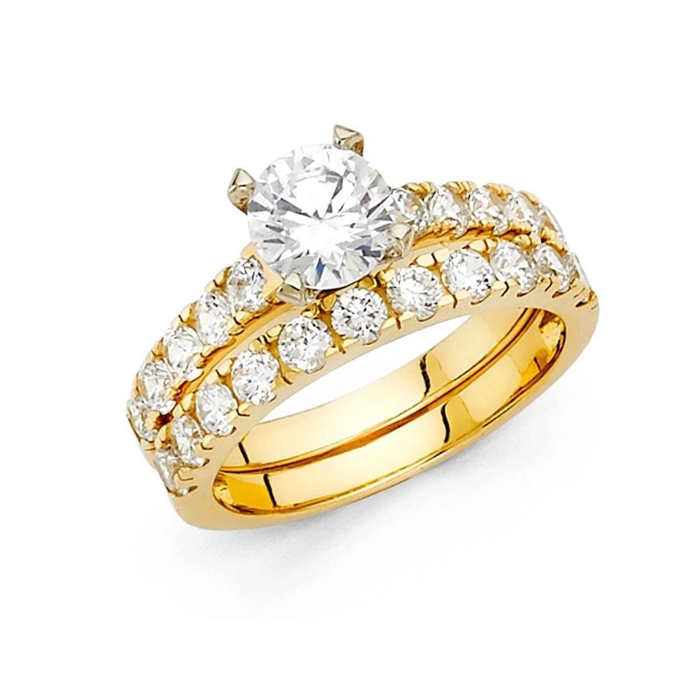 NEW 14K YELLOW GOLD LADIES WEDDING BAND (1 of 2)