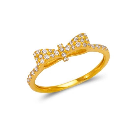 NEW 14K YELLOW GOLD LADIES FANCY BOW RING: NEW 14K YELLOW GOLD LADIES FANCY BOW RINGLADIES FANCY BOW RINGNEW 14KYELLOW GOLDApx. SIZE: 4mmApx. WEIGHT: 2.4g