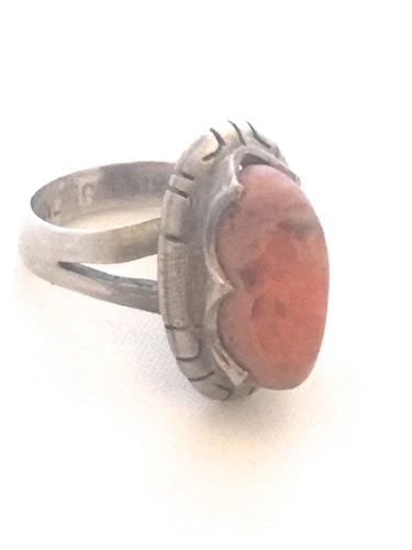 VINTAGE STERLING SILVER SOUTHWEST AGATE RING SIZE 3.5 4G PINKIE UNIQUE STONE: VINTAGE STERLING SILVER SOUTHWEST AGATE RING SIZE 3.5 4G PINKIE UNIQUE STONE Vintage Sterling Silver Southwest Agate Ring Pinkie Unique Stone Size 3.5 4g Free First Class shipping and postal insurance