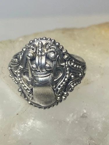 BARONG FACE RING SIZE 6.75 STERLING SILVER WOMEN GIRLS (1 of 2)