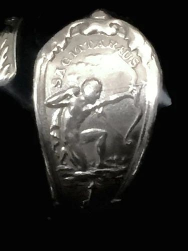 VINTAGE SAGITTARIUS NOVEMBER BIRTHDAY SPOON RING STERLING SILVER RING SIZE 8.2: VINTAGE SAGITTARIUS NOVEMBER BIRTHDAY SPOON RING STERLING SILVER RING SIZE 8.2 Spoon Ring Sagittarius Vintage November Birthday Sterling Silver Wearable Art Size 7 Slightly Adjustable Weight 5.1g Wide