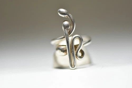 FAMILY RING MOTHER FATHER CHILD BAND STERLING SILVER WOMEN GIRLS BAND (1 of 2)