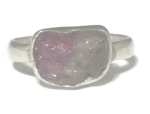 RUBY ZOISITE RING BABY STERLING SILVER PINKY MIDI SOUTHWEST RING SIZE 2.2: RUBY ZOISITE RING BABY STERLING SILVER PINKY MIDI SOUTHWEST RING SIZE 2.2 Ruby zoisite ring Baby Sterling Silver Two Toned Purplish and Yellow Green Vintage Southwest Ring Pinky or Midi or Children Si