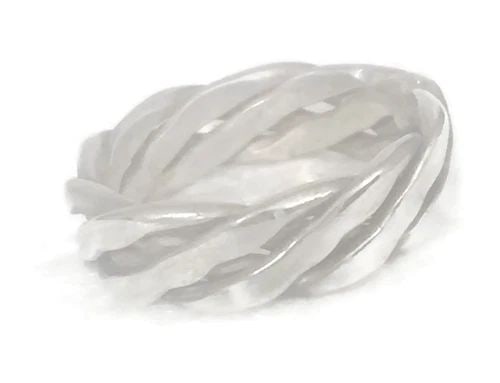 FLAT ROPE BAND THUMB BIKER RING VINTAGE STERLING SILVER MEN WOMEN SIZE 8.50: FLAT ROPE BAND THUMB BIKER RING VINTAGE STERLING SILVER MEN WOMEN SIZE 8.50 Flat Rope Sterling Silver Men or Women Band or Thumb Ring Heavy Solid Ring Size 8.50 Between a Size 8.50 and Size 8.75 Weigh