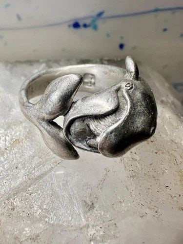 WHALE RING JAMES YESBERGER SIZE 7 STERLING SILVER WOMEN (1 of 2)
