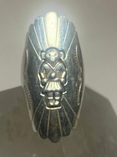 MUDMAN RING NAVAJO KNUCKLE SOUTHWEST BAND STERLING SILVER WOMEN (1 of 2)